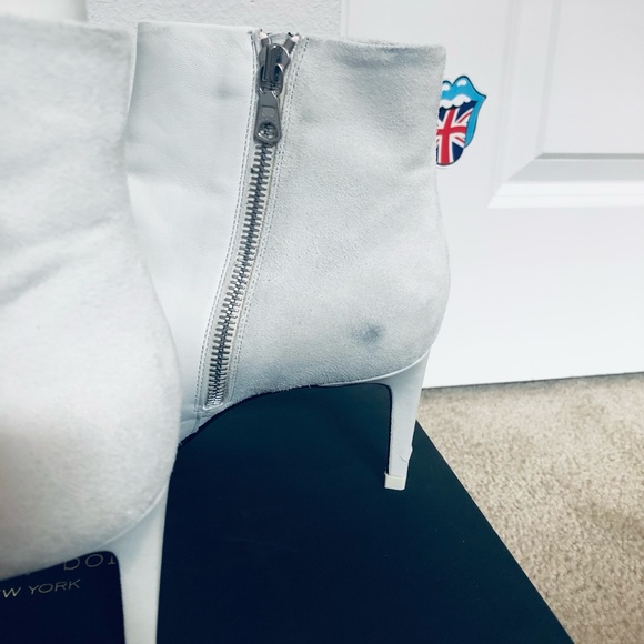 Rag & Bone Beha White Suede Leather Stiletto Ankle Boot. NIB. Sz 37.5 (7.5) - Picture 10 of 15